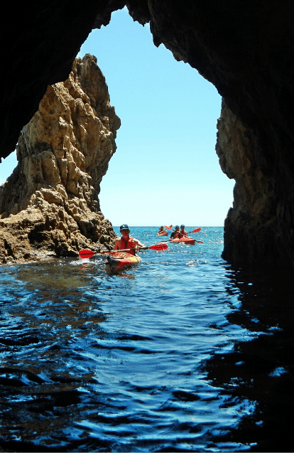 kayak in sardinia