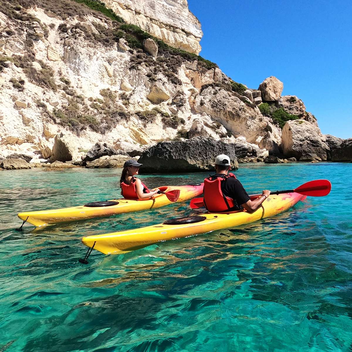Kayak Tour Cagliari - Sella del Diavolo View
