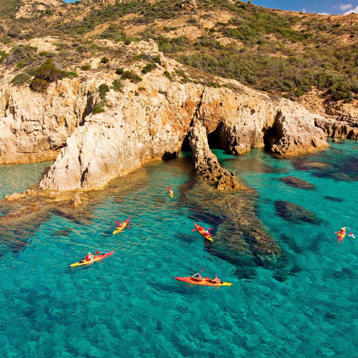 Kayak Tour Chia Sardinia - Xardinia