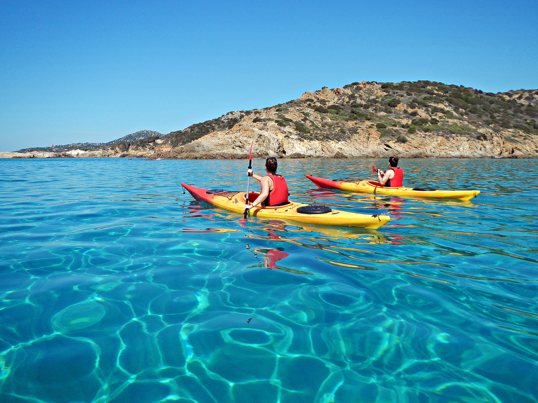 Tour in Kayak a Chia- Sardegna