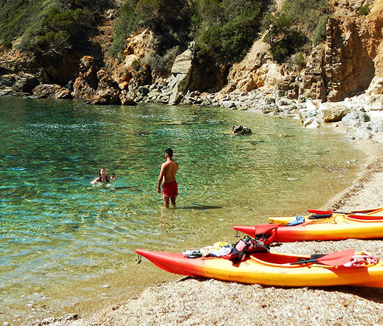 Escursione in Kayak a Chia - Sardegna
